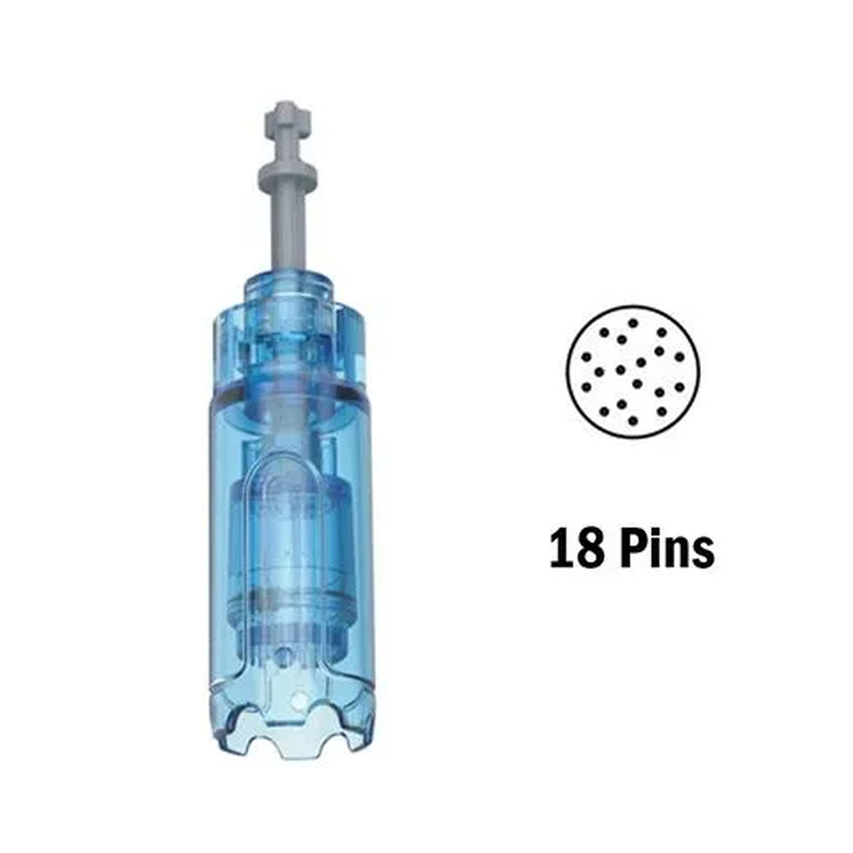 Nålepatron med 18 nåler til Dr. Pen A11, M8s, A9 og A8S med diagram over nålemønsteret