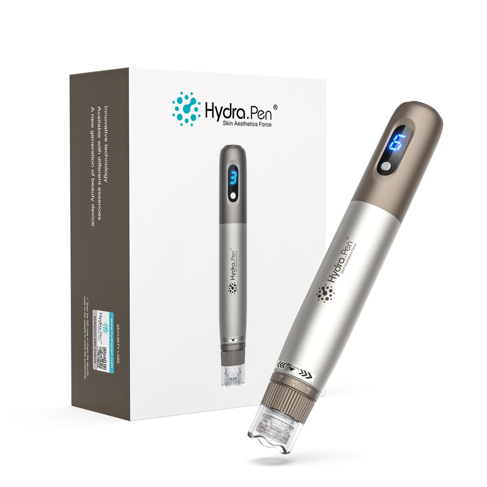 Hydra Pen H3 i sølv og bronse ved siden av originalesken