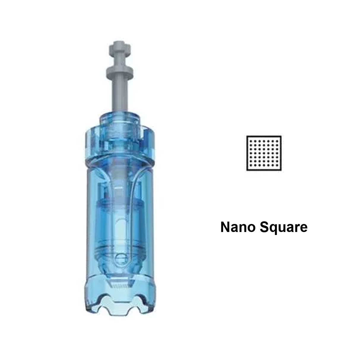Nano Square-patron til Dr. Pen A11, M8s, A9 og A8S med diagram over det firkantede spissmønsteret